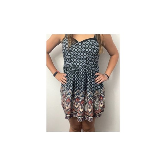 American Rag Cie Summer Dress - Blue Pattern - Picture 1 of 2